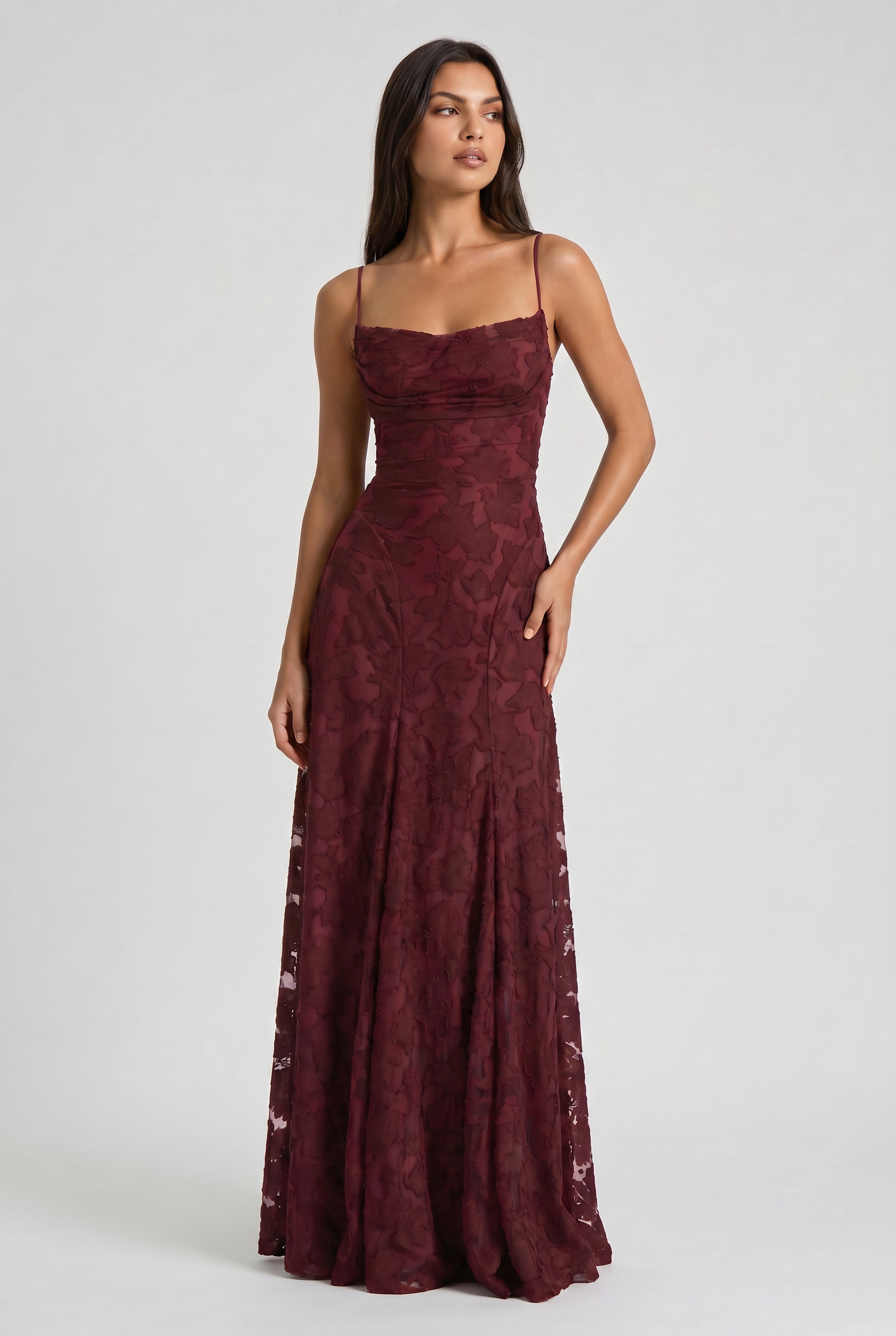 Bethany - Floral Maxi Evening Dress