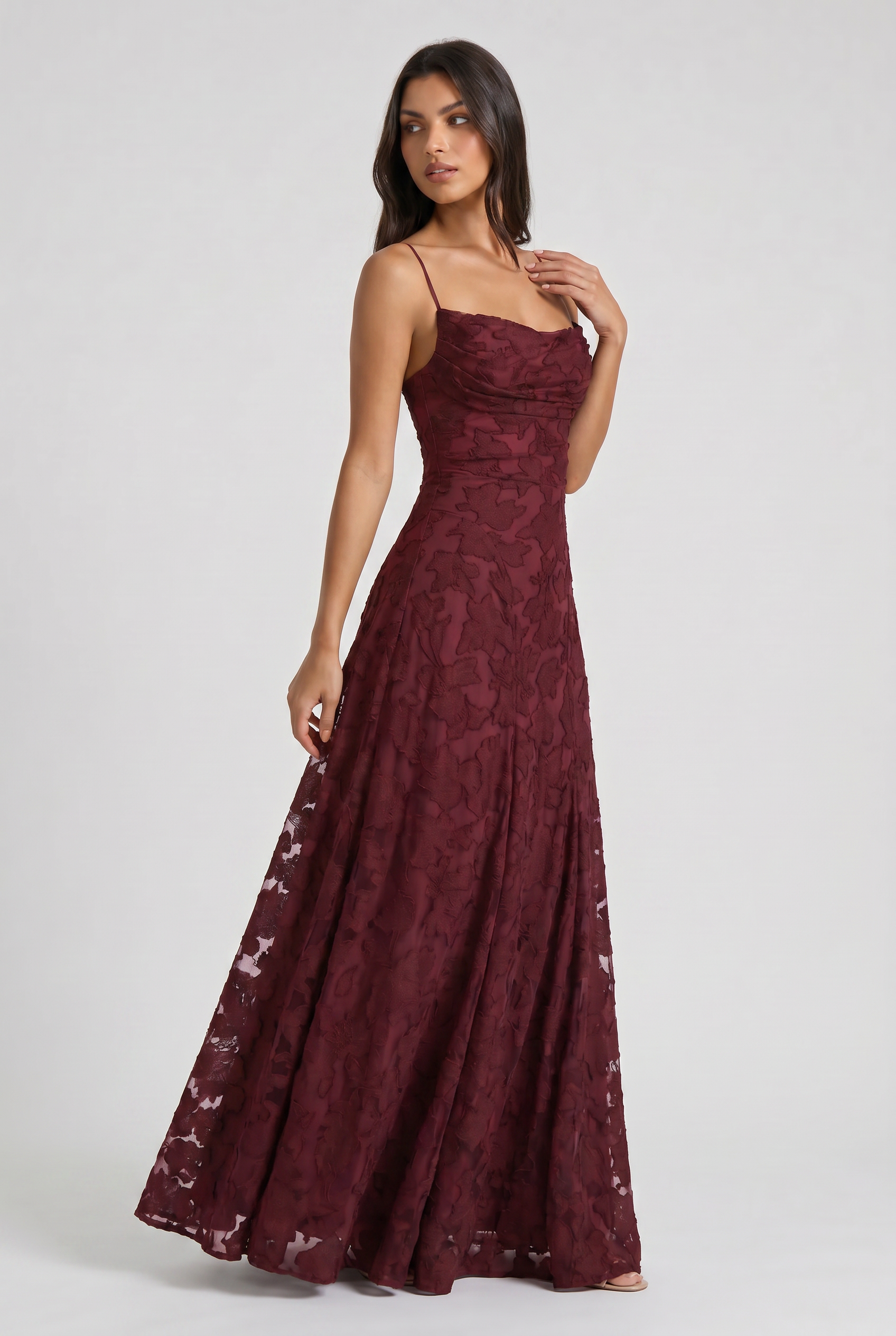 Bethany - Floral Maxi Evening Dress