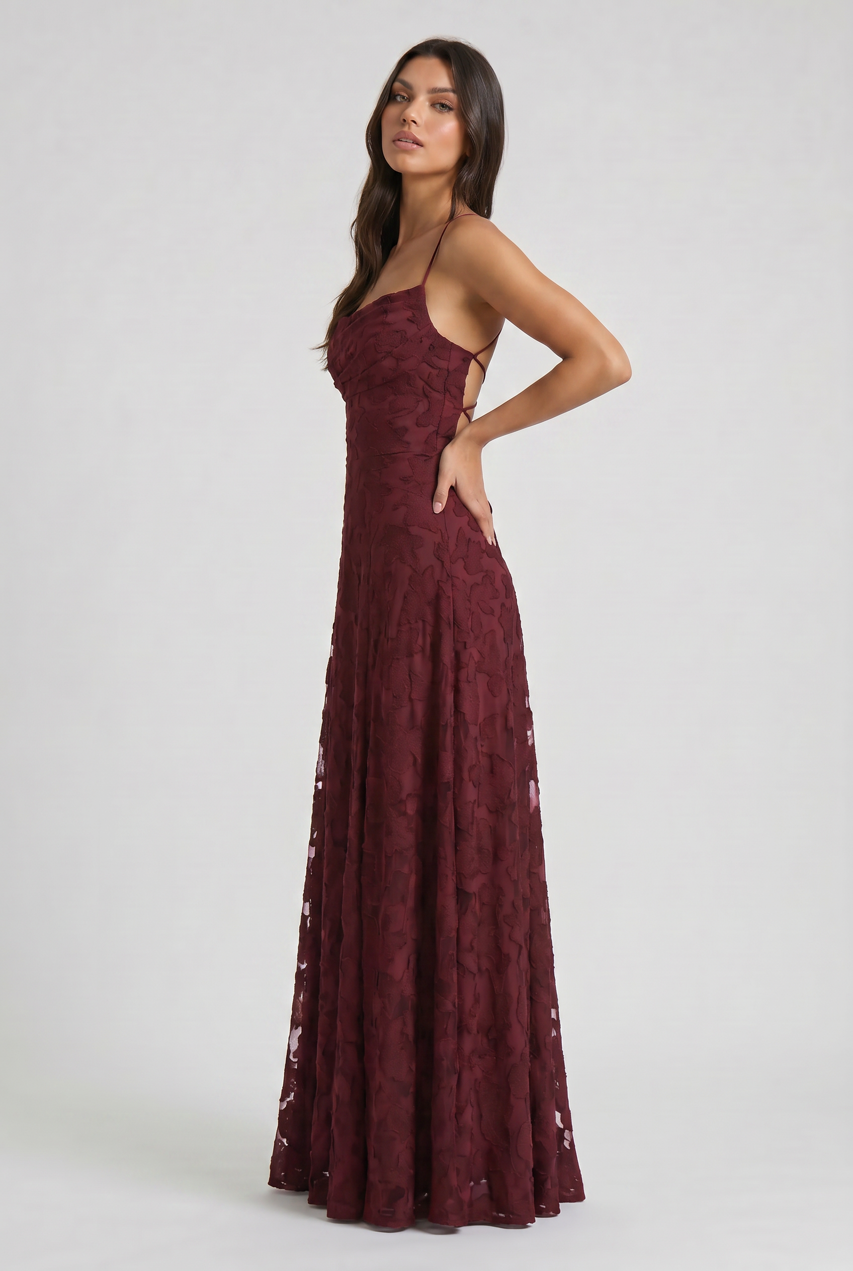 Bethany - Floral Maxi Evening Dress