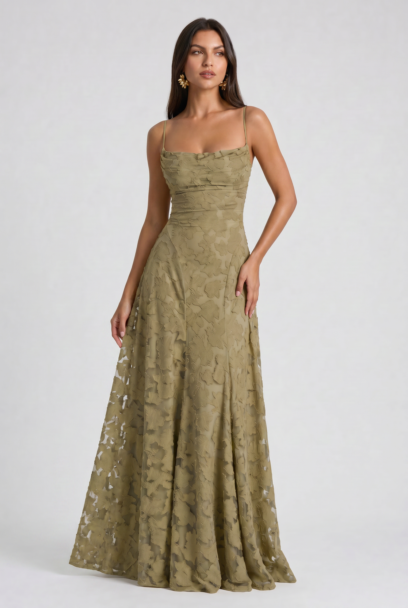Bethany - Floral Maxi Evening Dress