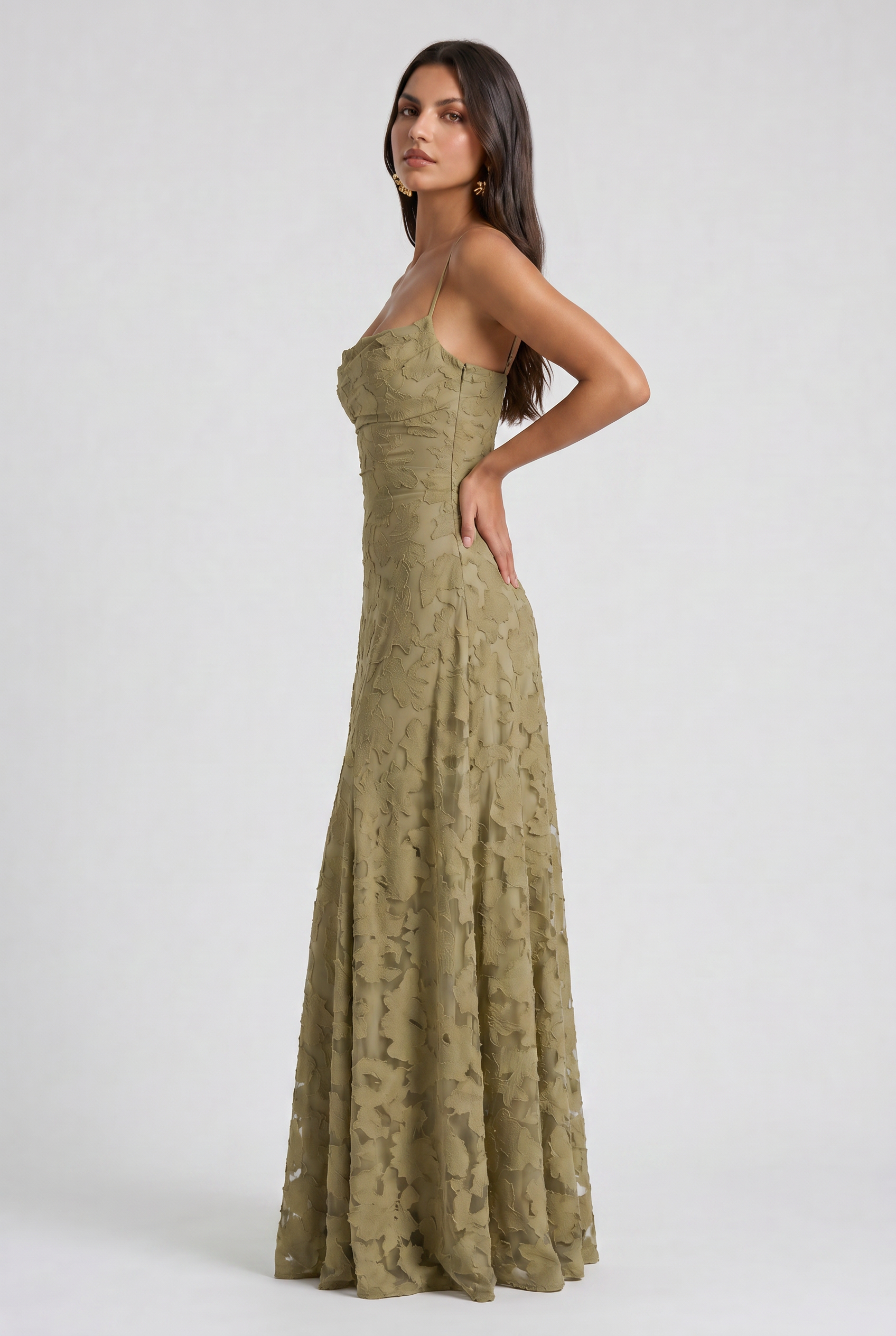 Bethany - Floral Maxi Evening Dress