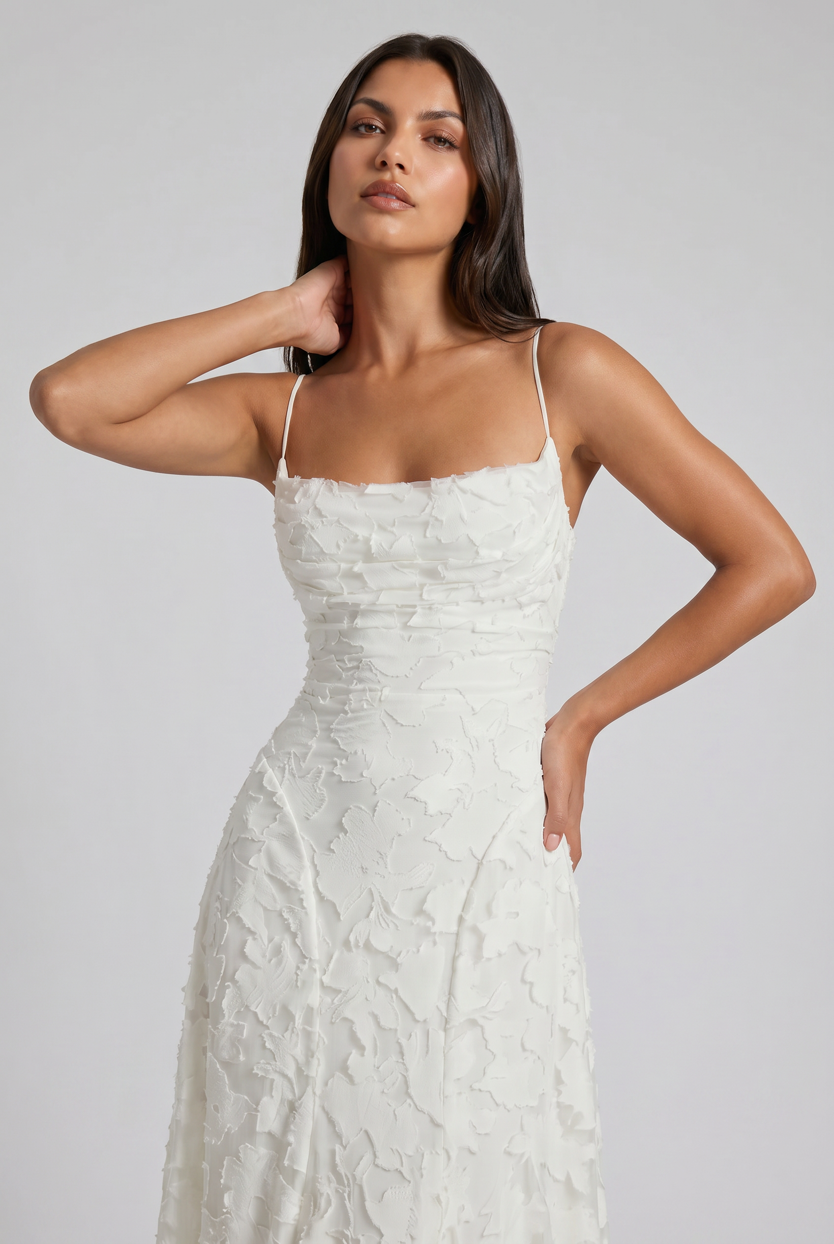 Bethany - Floral Maxi Evening Dress