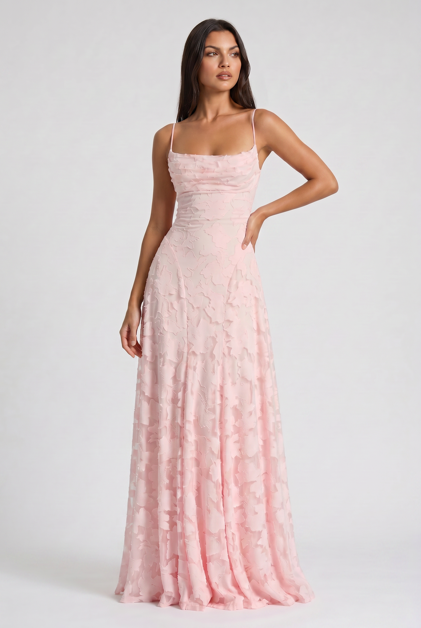 Bethany - Floral Maxi Evening Dress