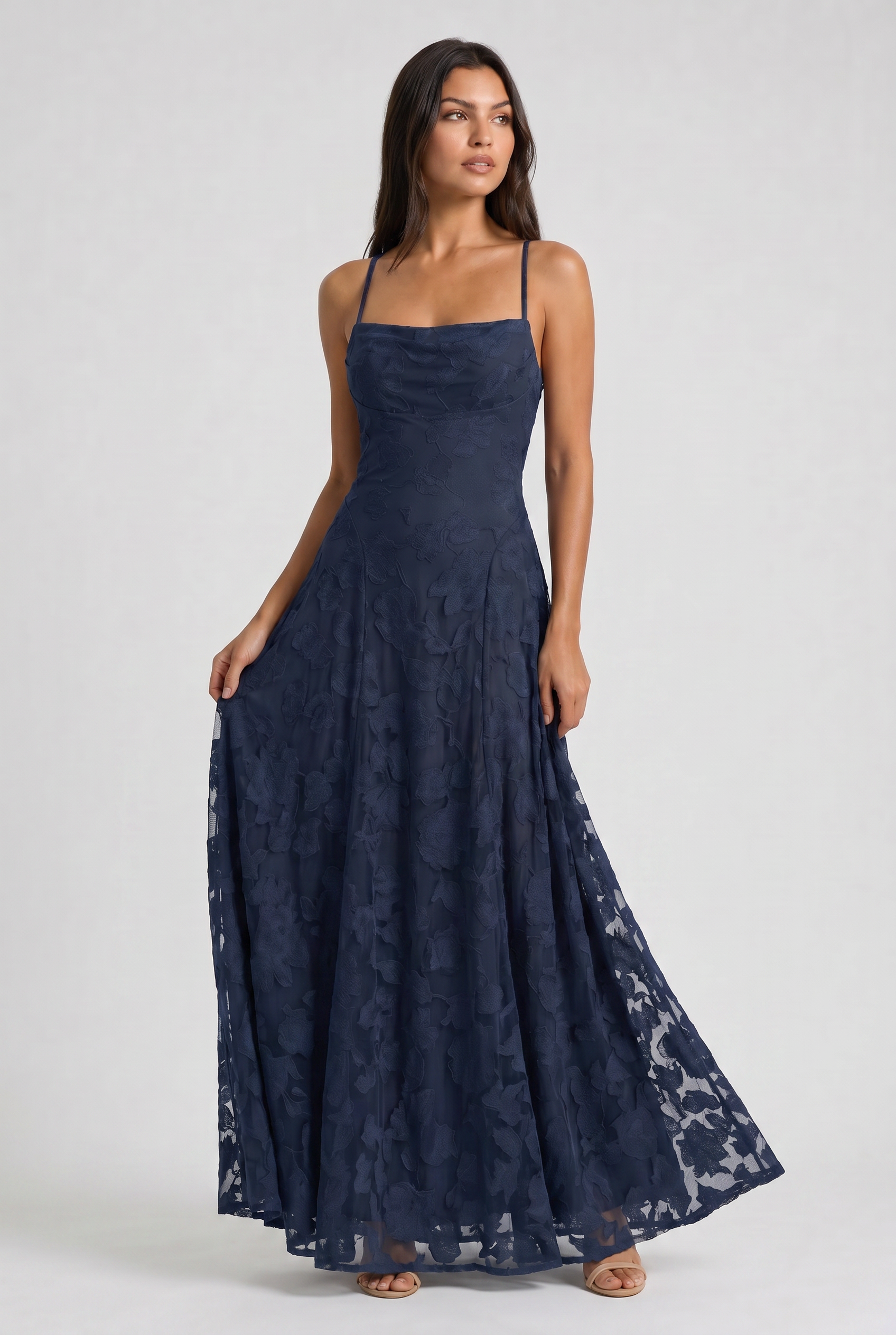 Bethany - Floral Maxi Evening Dress