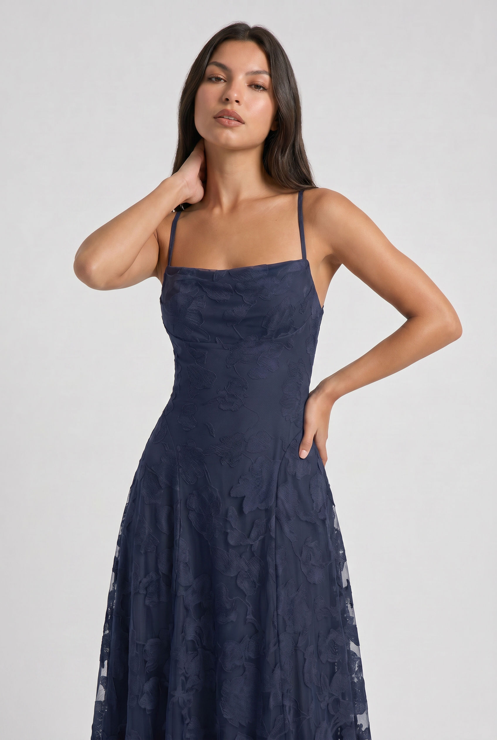 Bethany - Floral Maxi Evening Dress