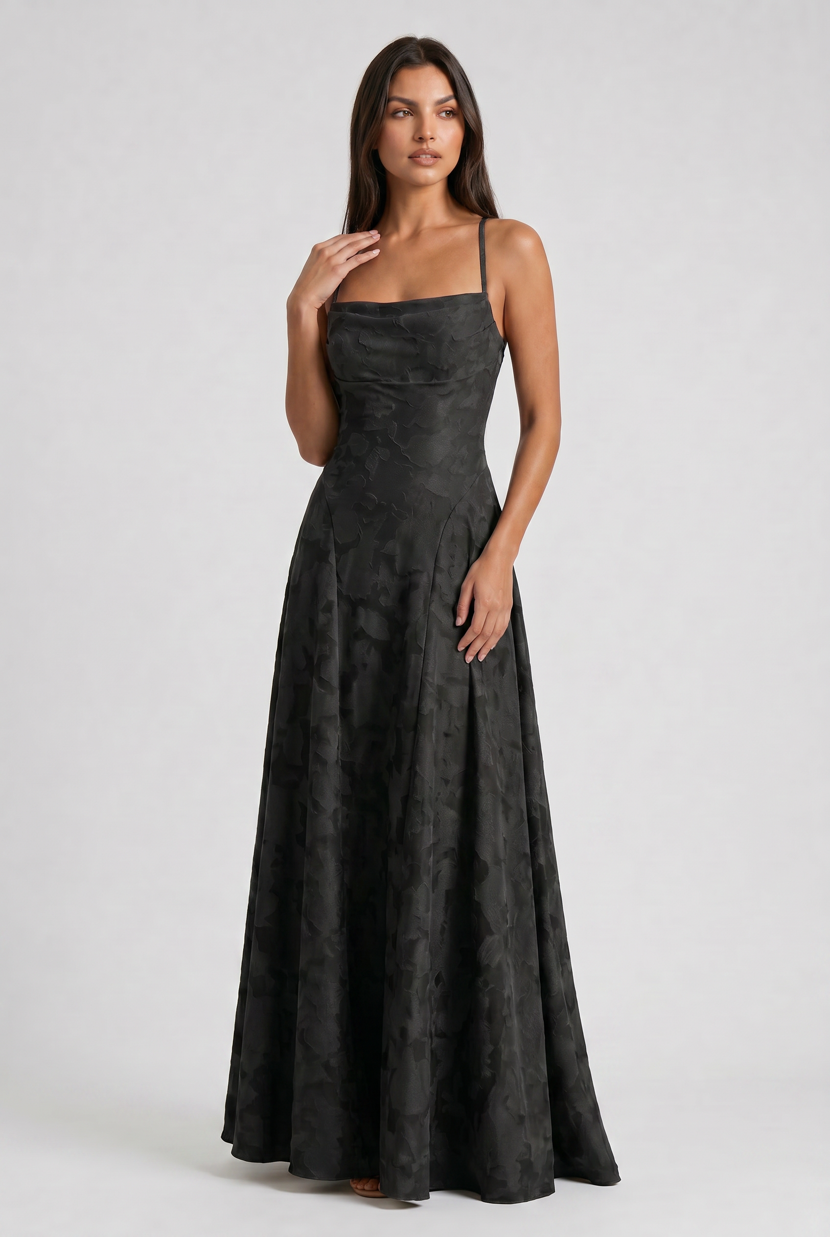 Bethany - Floral Maxi Evening Dress