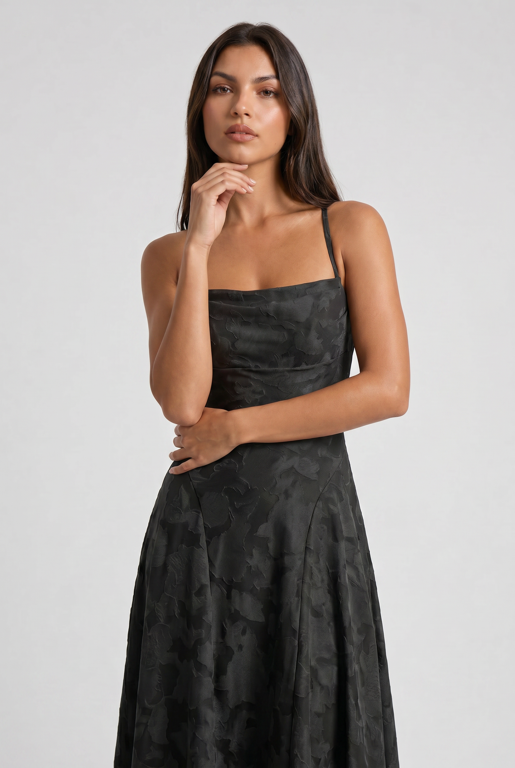 Bethany - Floral Maxi Evening Dress
