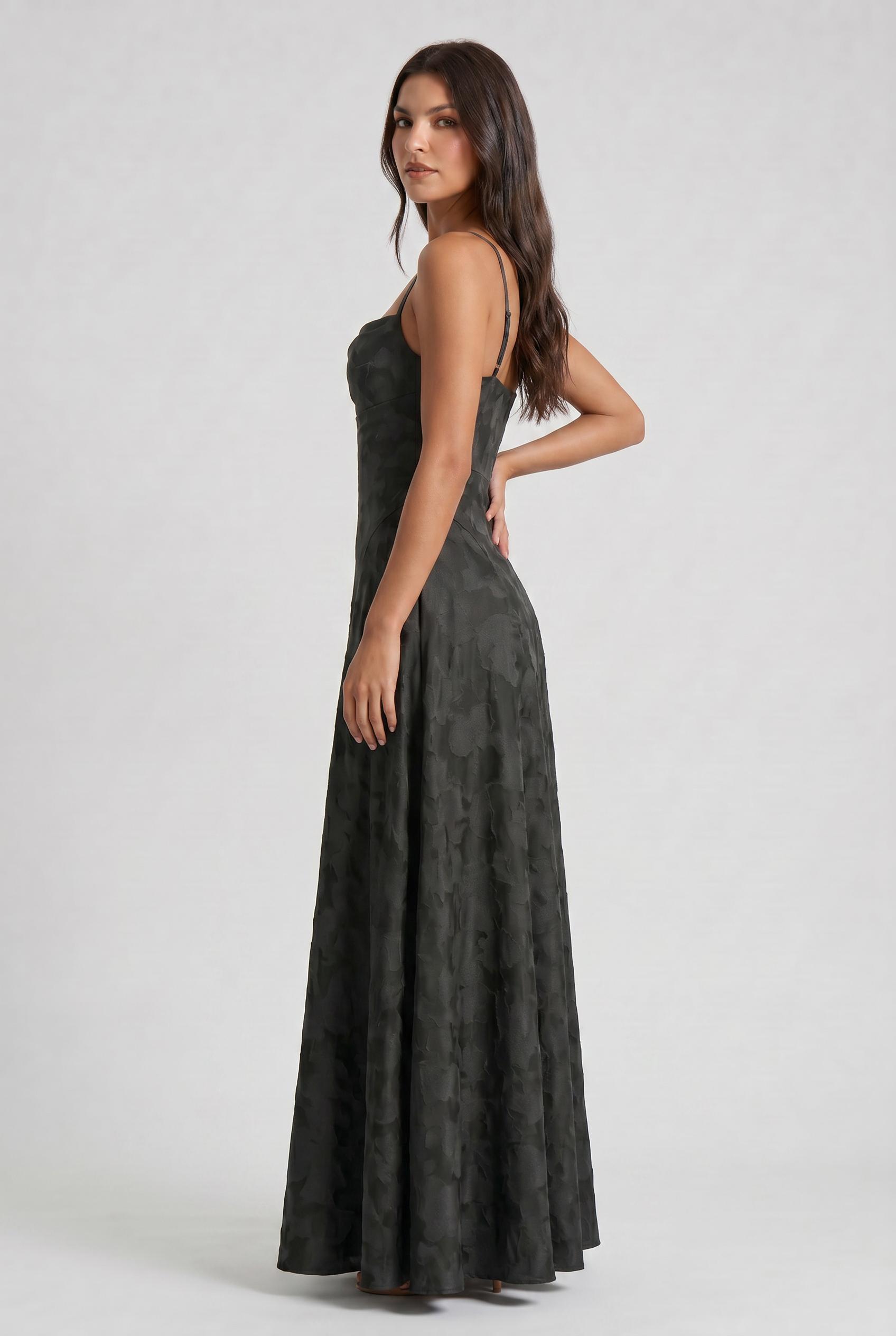 Bethany - Floral Maxi Evening Dress