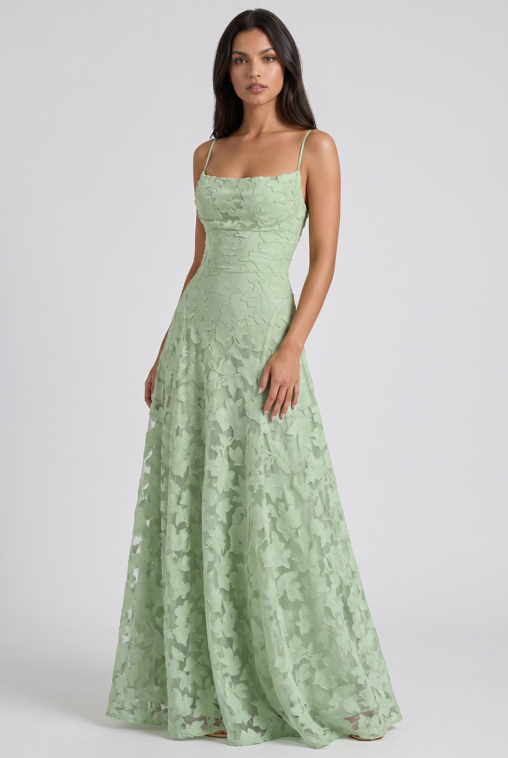 Bethany - Floral Maxi Evening Dress