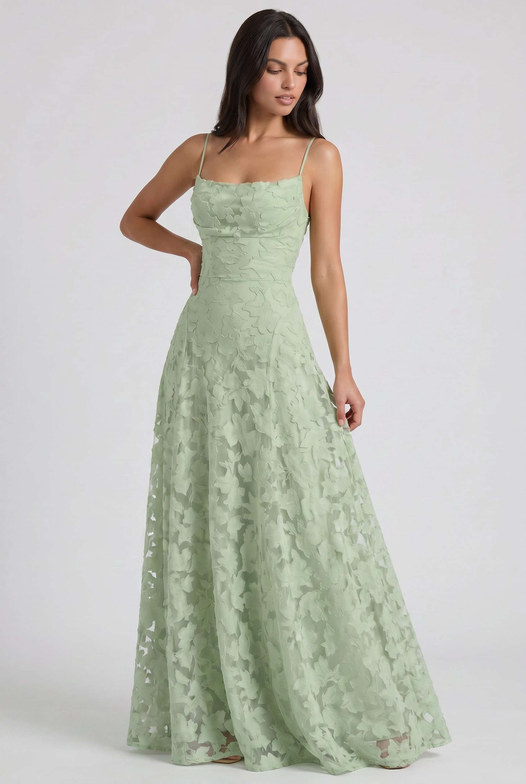 Bethany - Floral Maxi Evening Dress