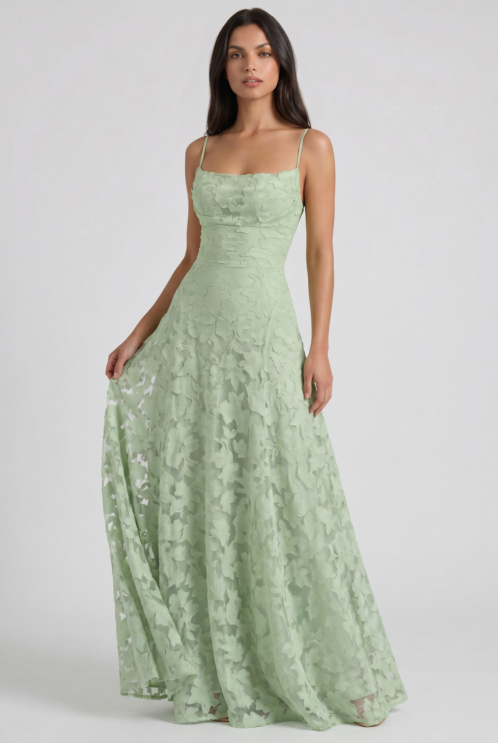 Bethany - Floral Maxi Evening Dress