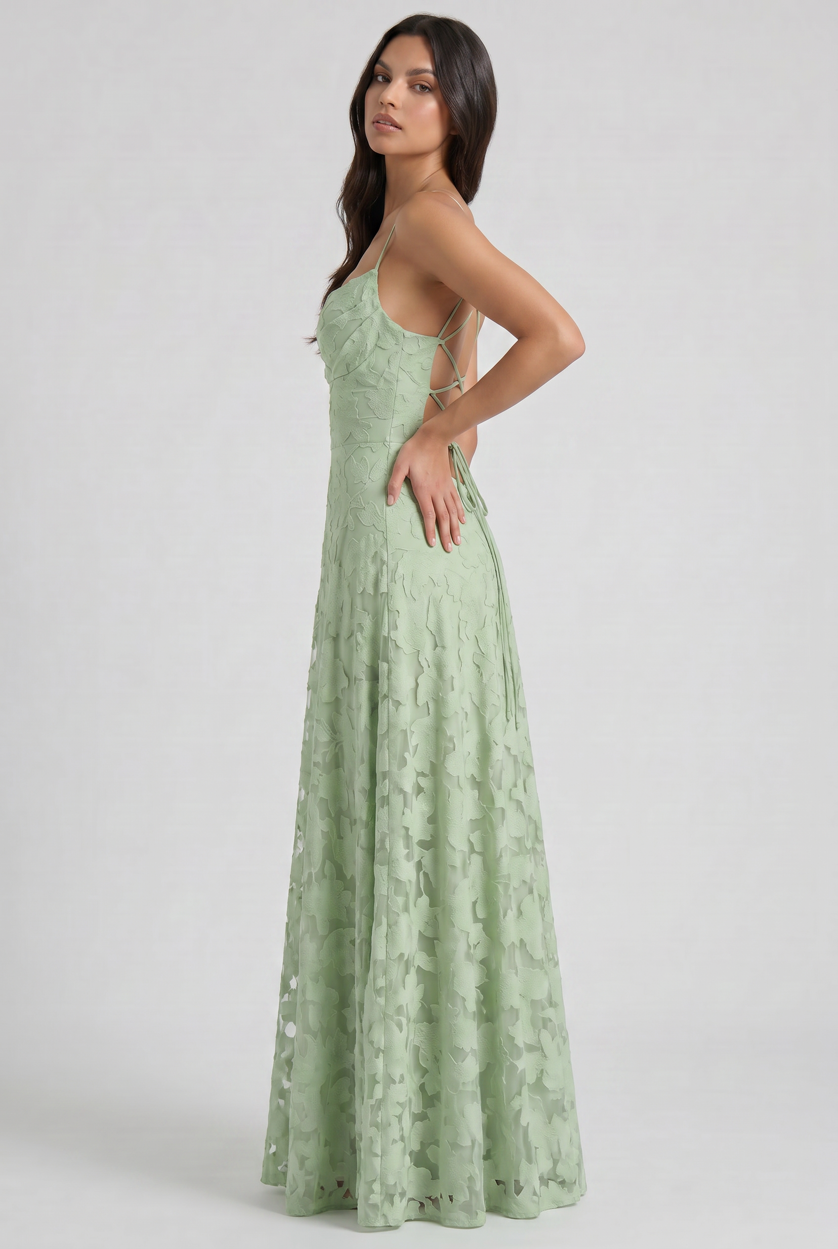 Bethany - Floral Maxi Evening Dress