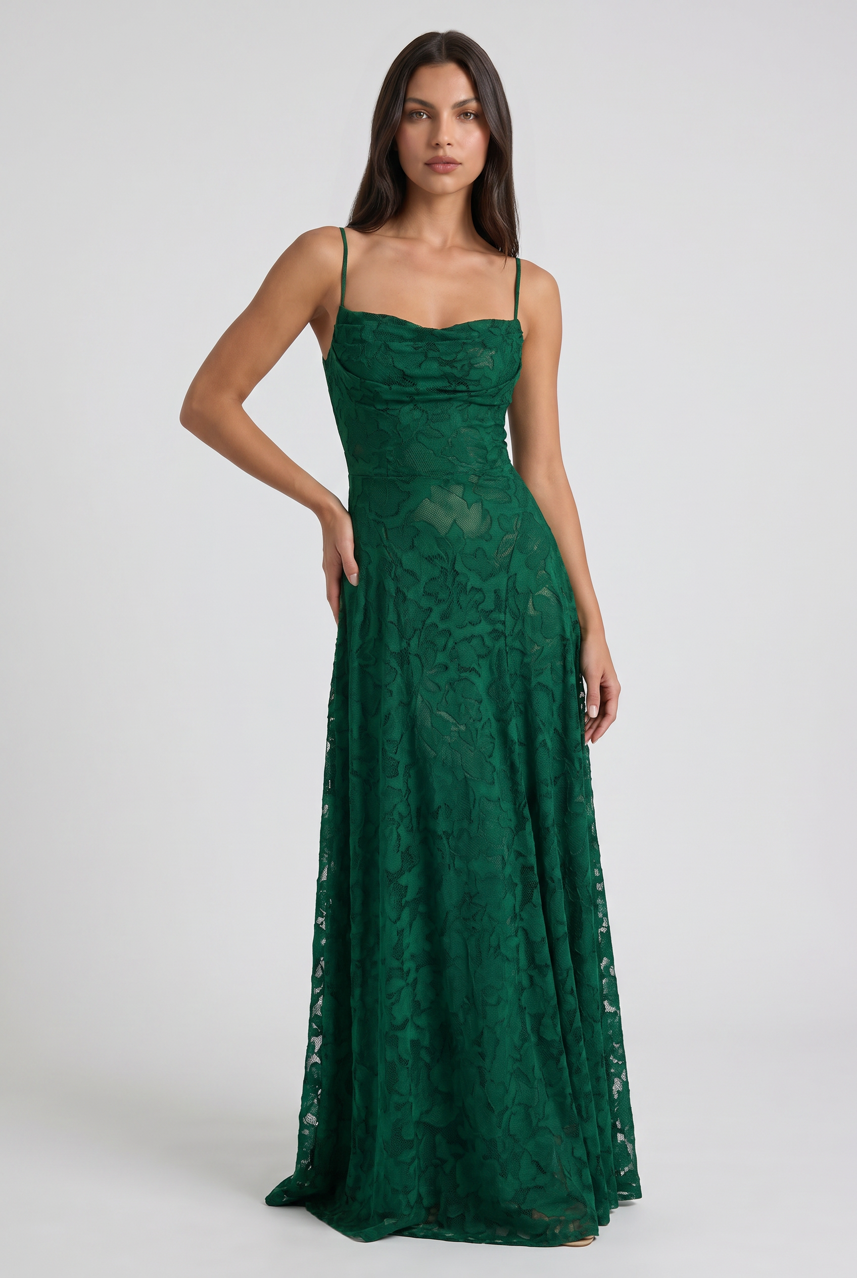 Bethany - Floral Maxi Evening Dress