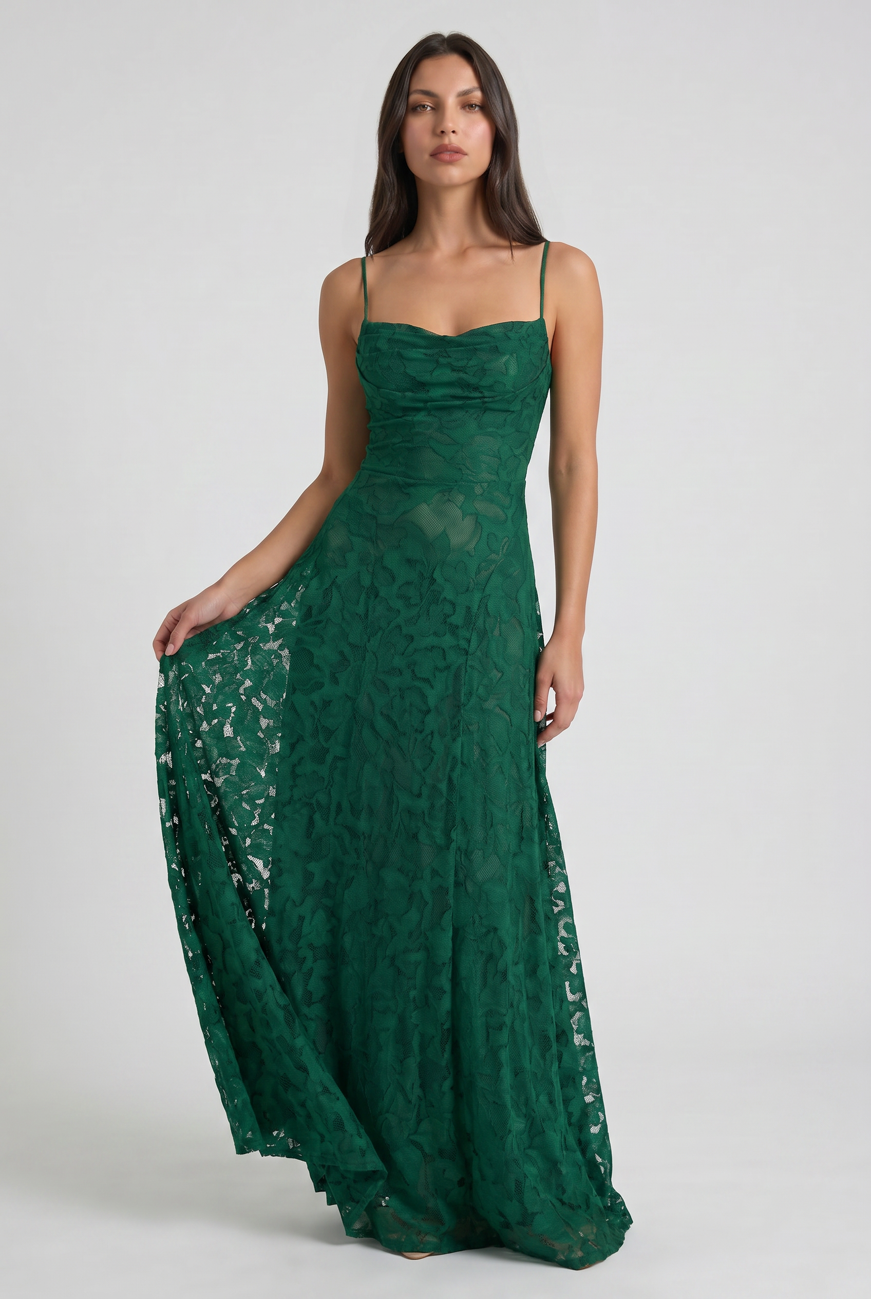Bethany - Floral Maxi Evening Dress