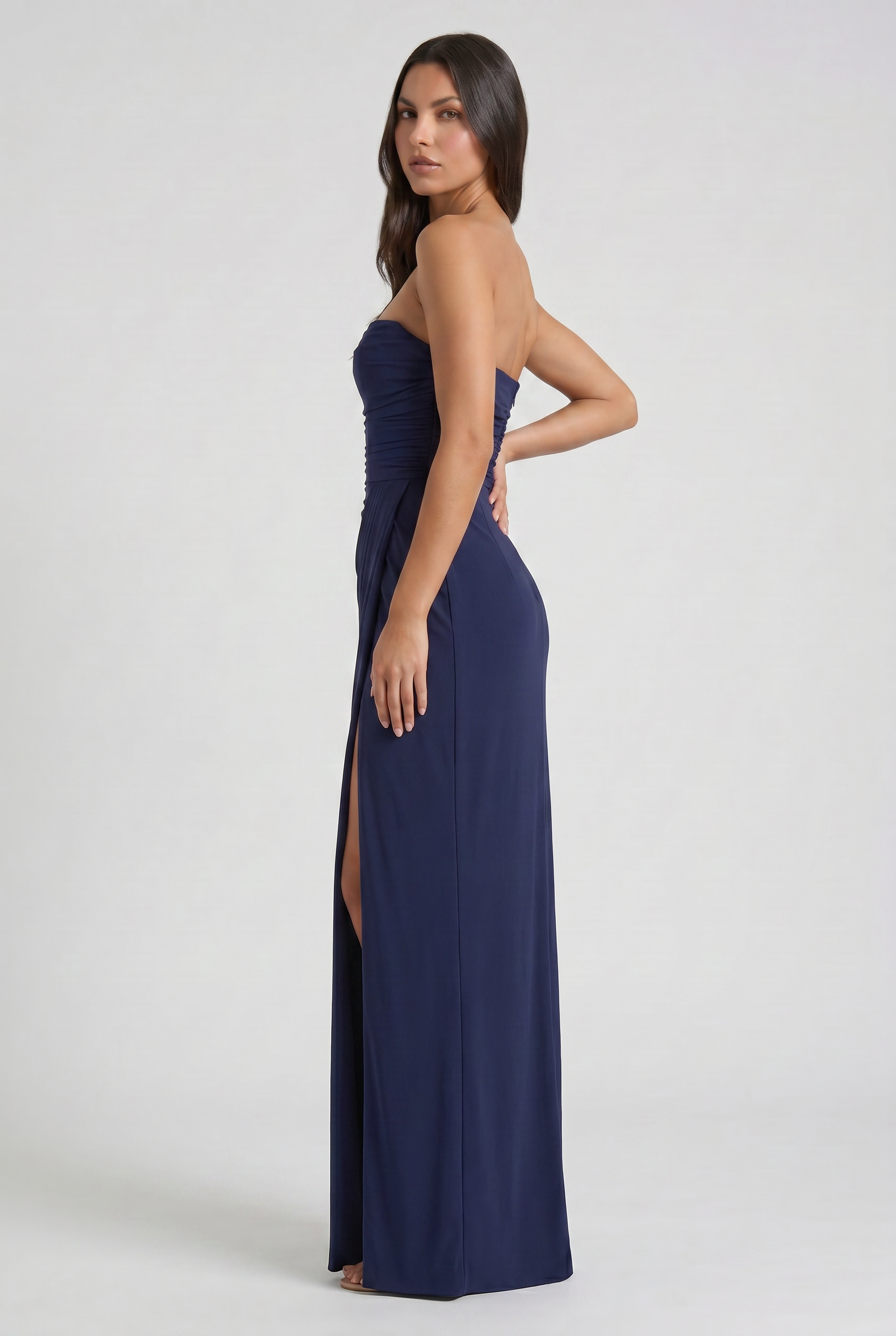 Emilia - Strapless Maxi Evening Dress