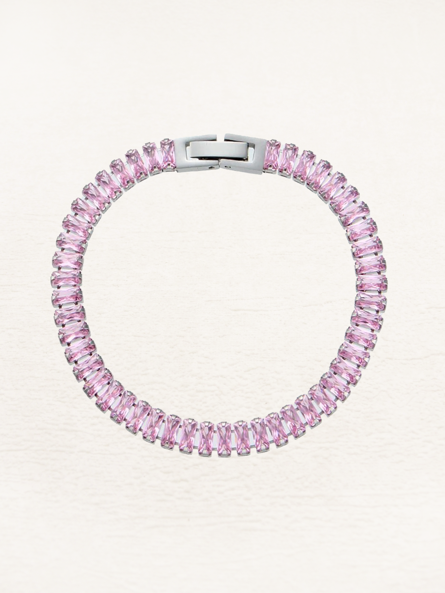 Pink Tennis Bracelet