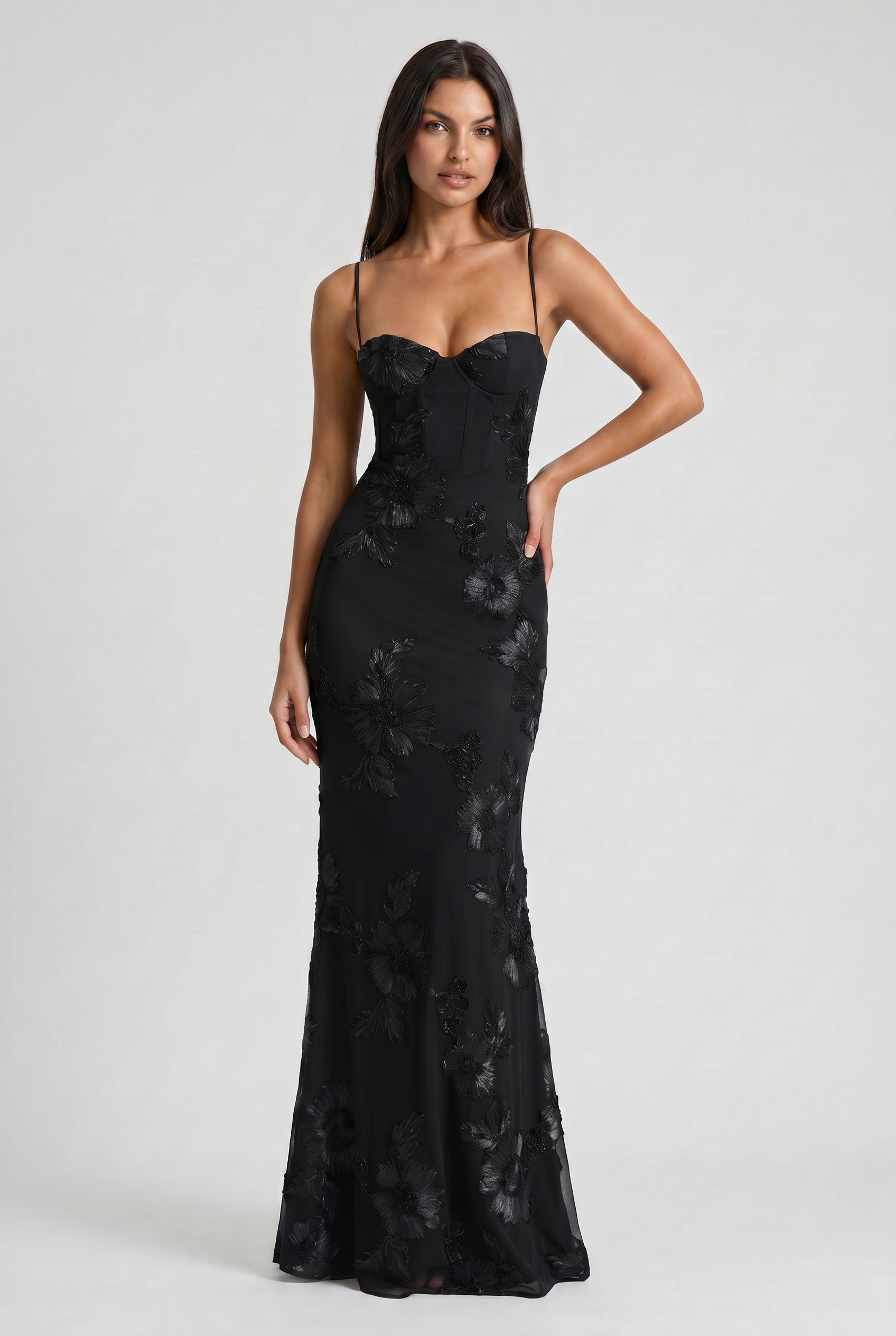 Mirelle - Luxury Floral Maxi Dress
