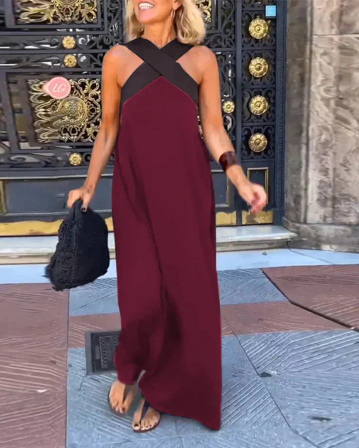 DELFINA – Wrap-style dress