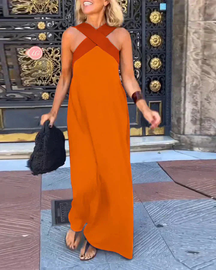 DELFINA – Wrap-style dress