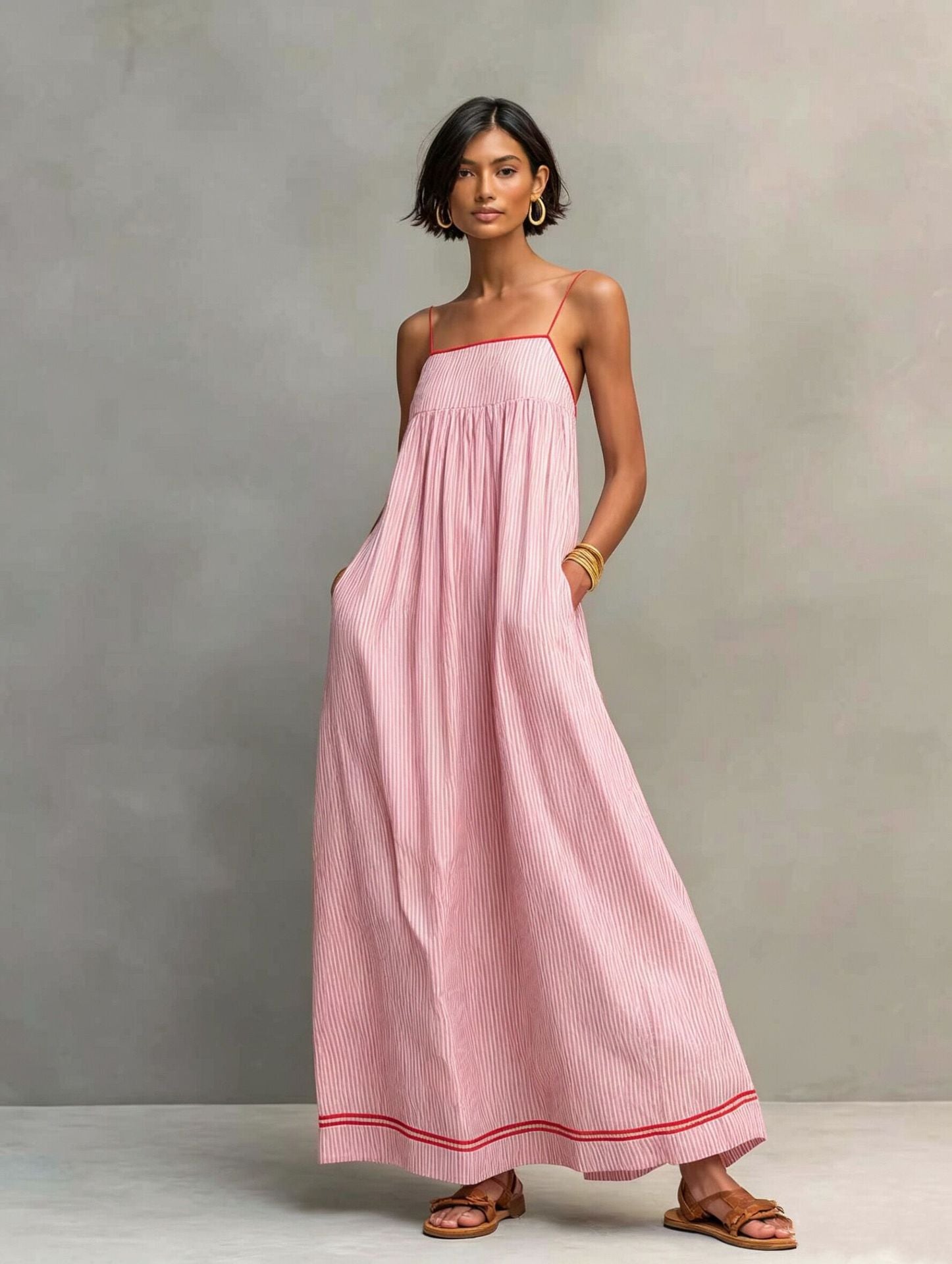 Elegant Sleeveless Maxi Dress