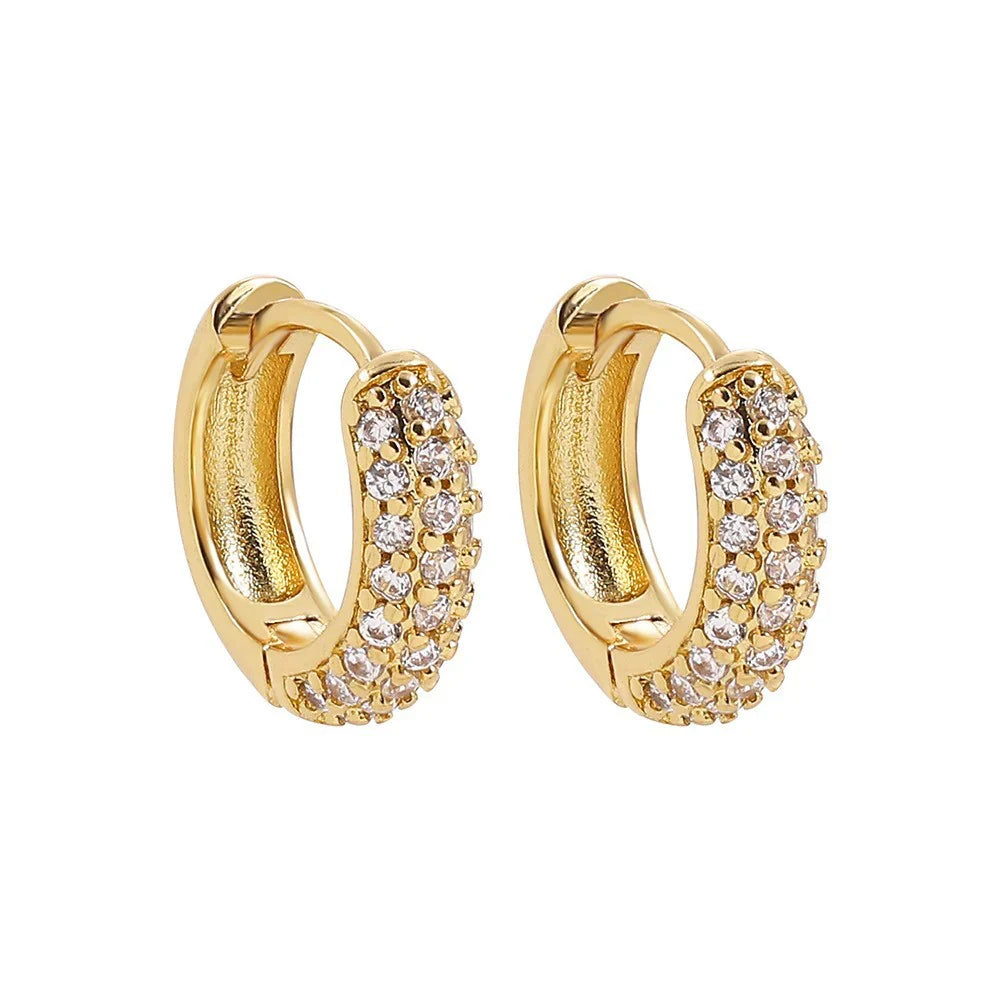 Crystal Hoop Earrings