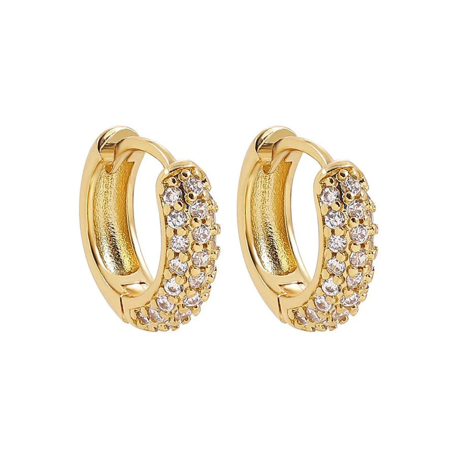 Crystal Hoop Earrings