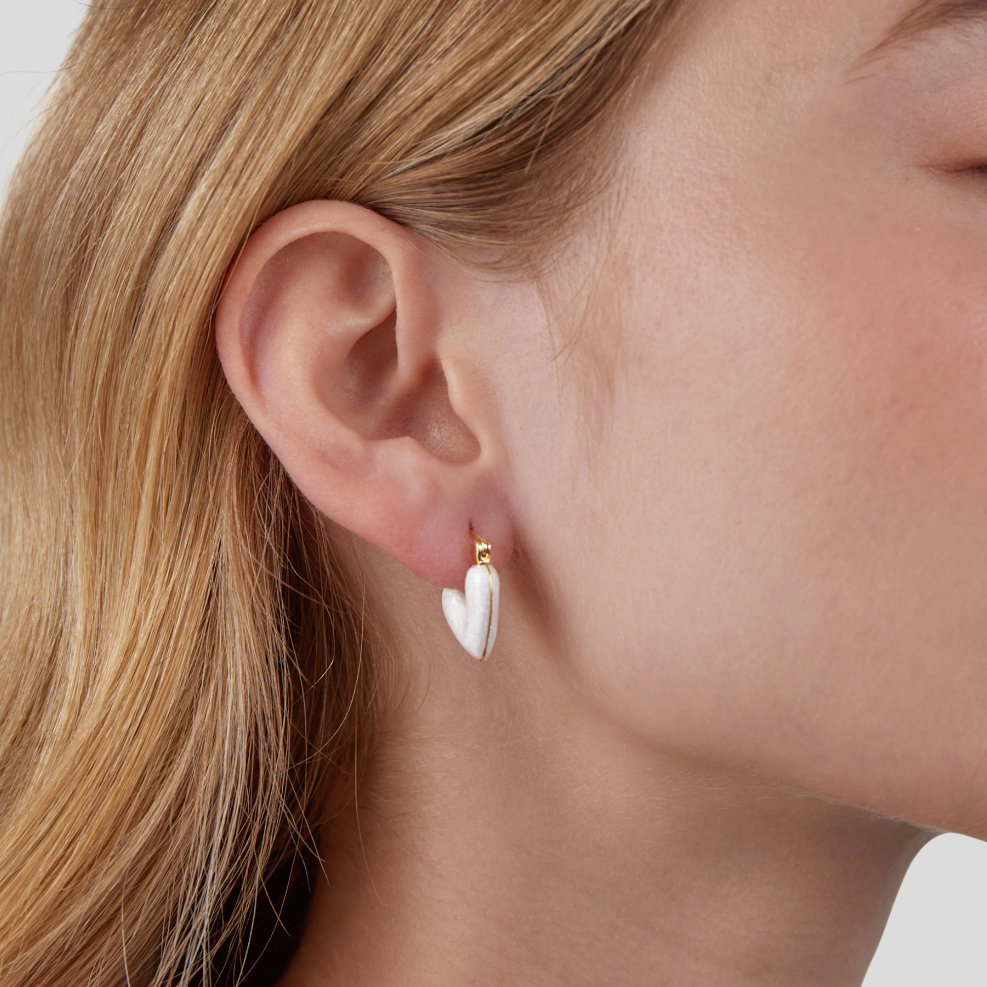 Full Heart Earrings