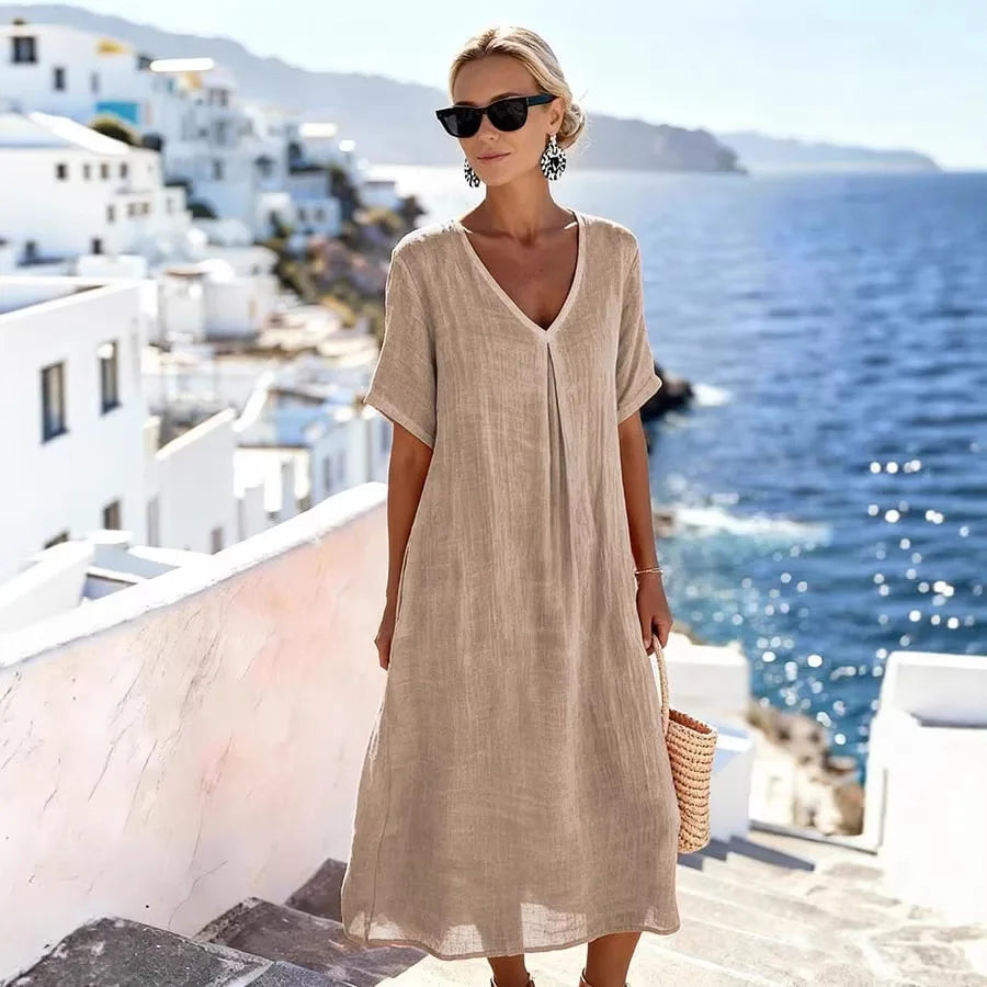 Carolina – Loose-fitting long dress