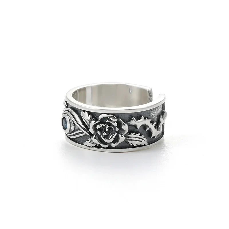 Eye Vintage Adjustable Ring Handmade