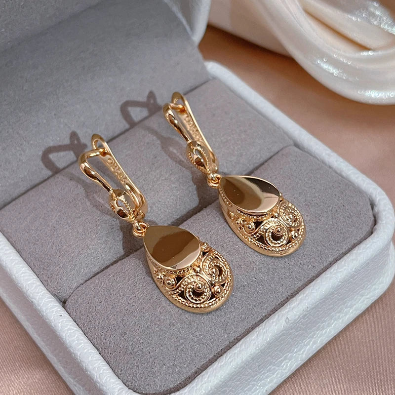 Opal Elegant Drop with Detail Earrings