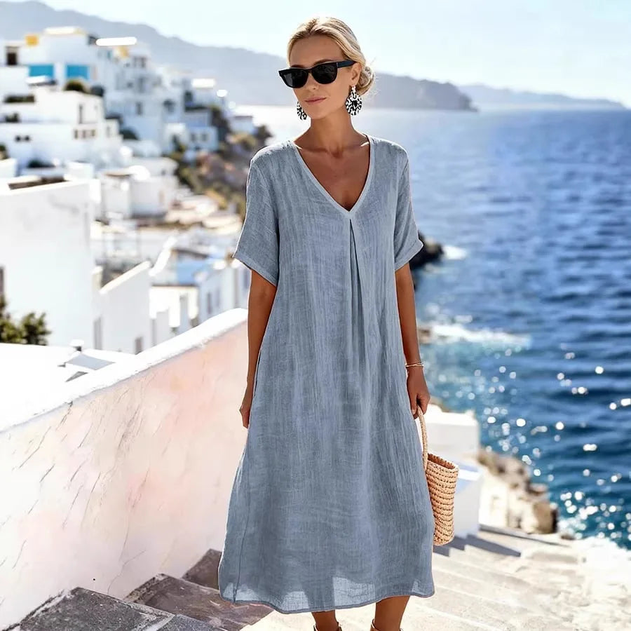 Carolina – Loose-fitting long dress