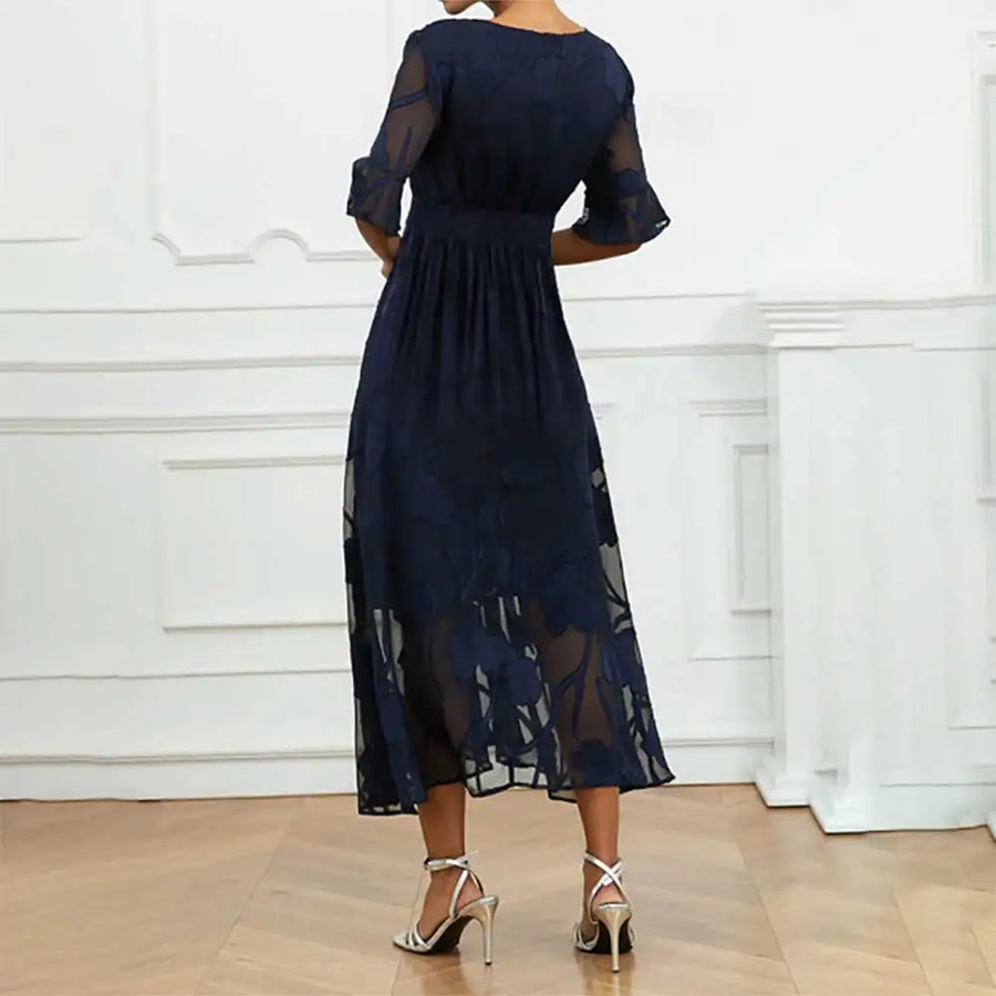 Celira™ Dress with Refined Floral Design