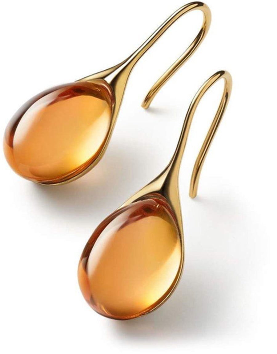 Glassy Drop Earrings