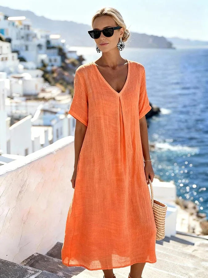 Carolina – Loose-fitting long dress