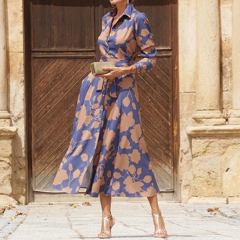 Lynn™ – Elegant V-neck dress for women