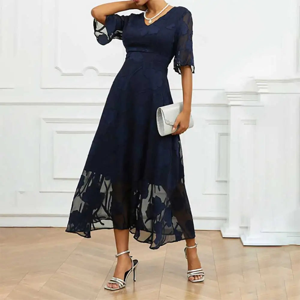 Celira™ Dress with Refined Floral Design