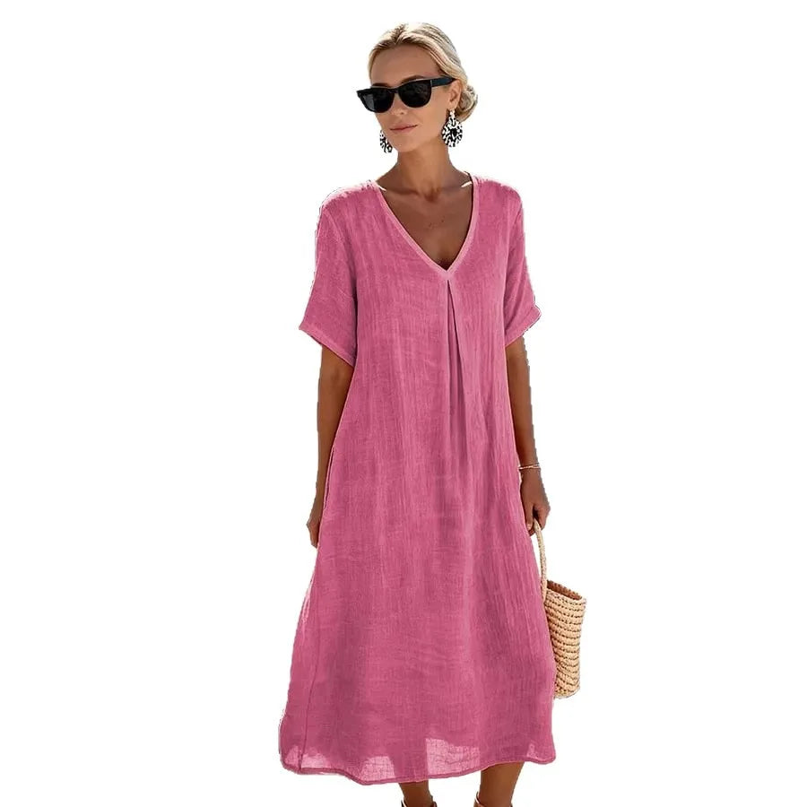 Carolina – Loose-fitting long dress