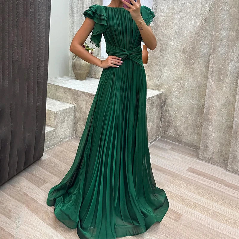 Mud™ – Elegant pleated evening dress