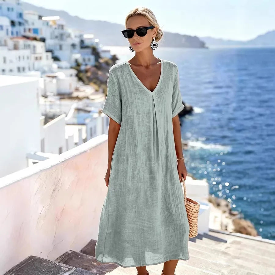 Carolina – Loose-fitting long dress