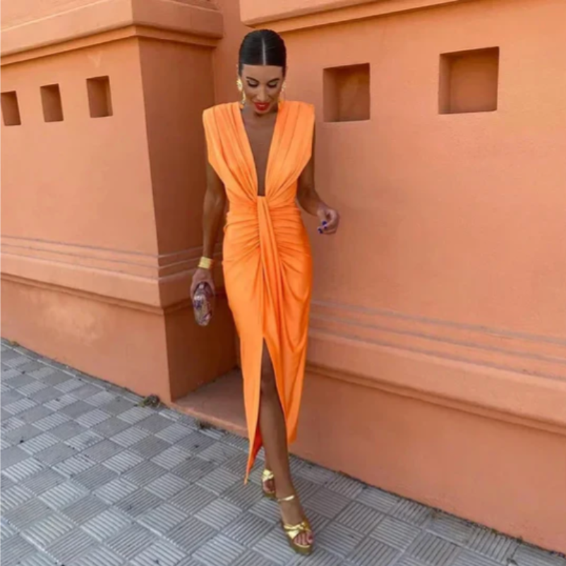 Sterre™ – Elegant pleated dress