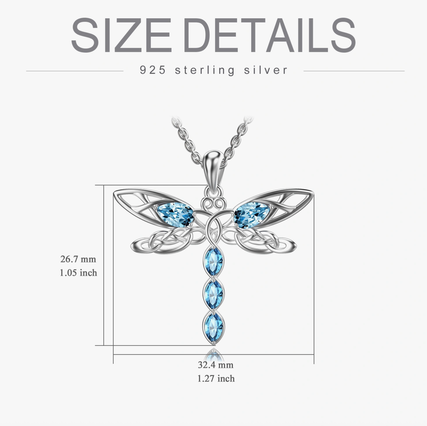 Papillon Crystal Stone Necklace