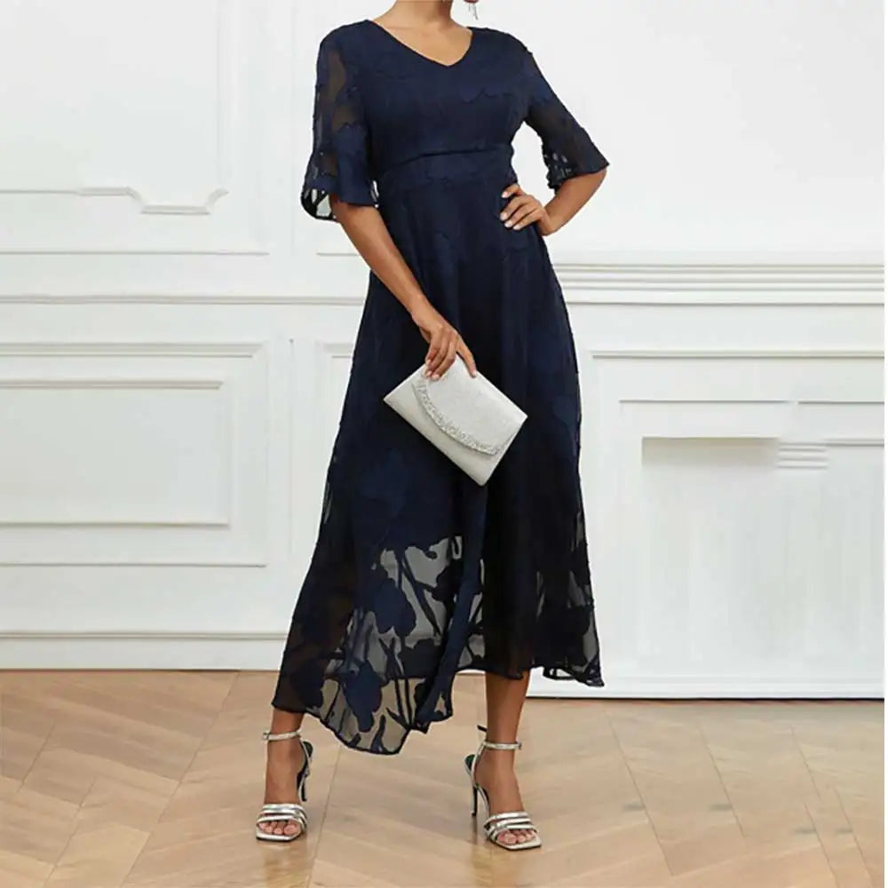 Celira™ Dress with Refined Floral Design