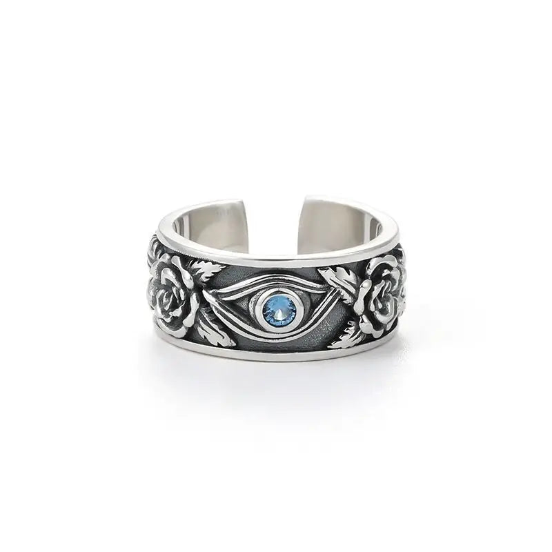 Eye Vintage Adjustable Ring Handmade