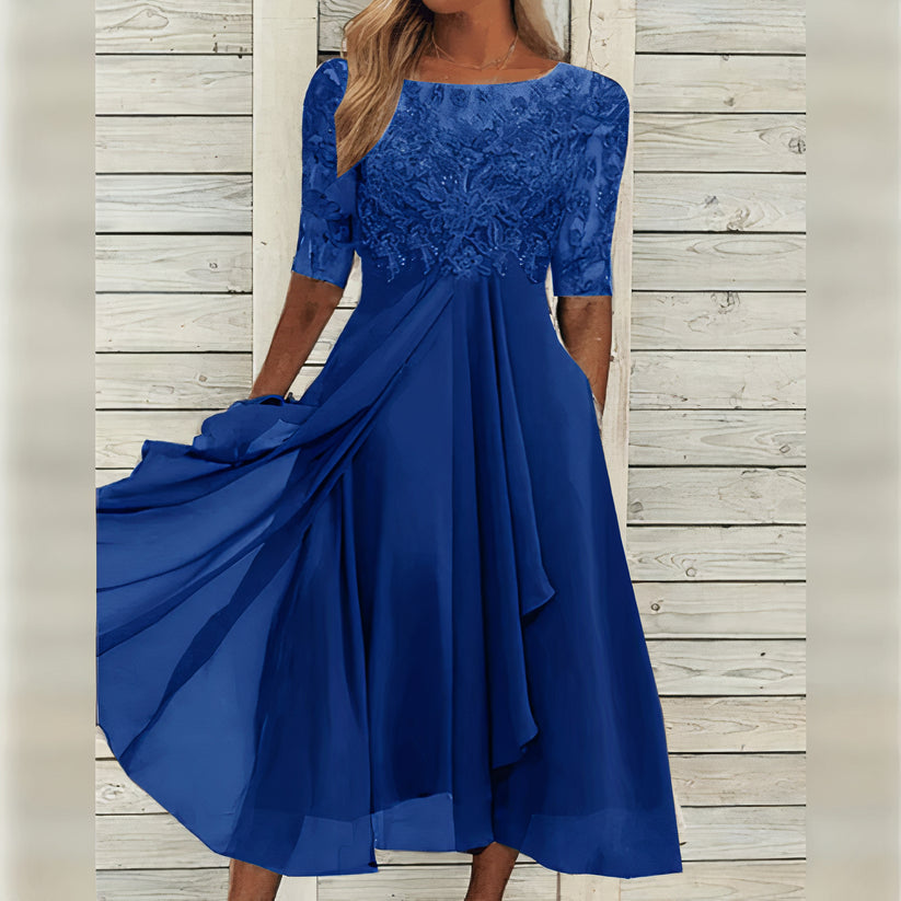Puck™ – Elegant lace midi dress