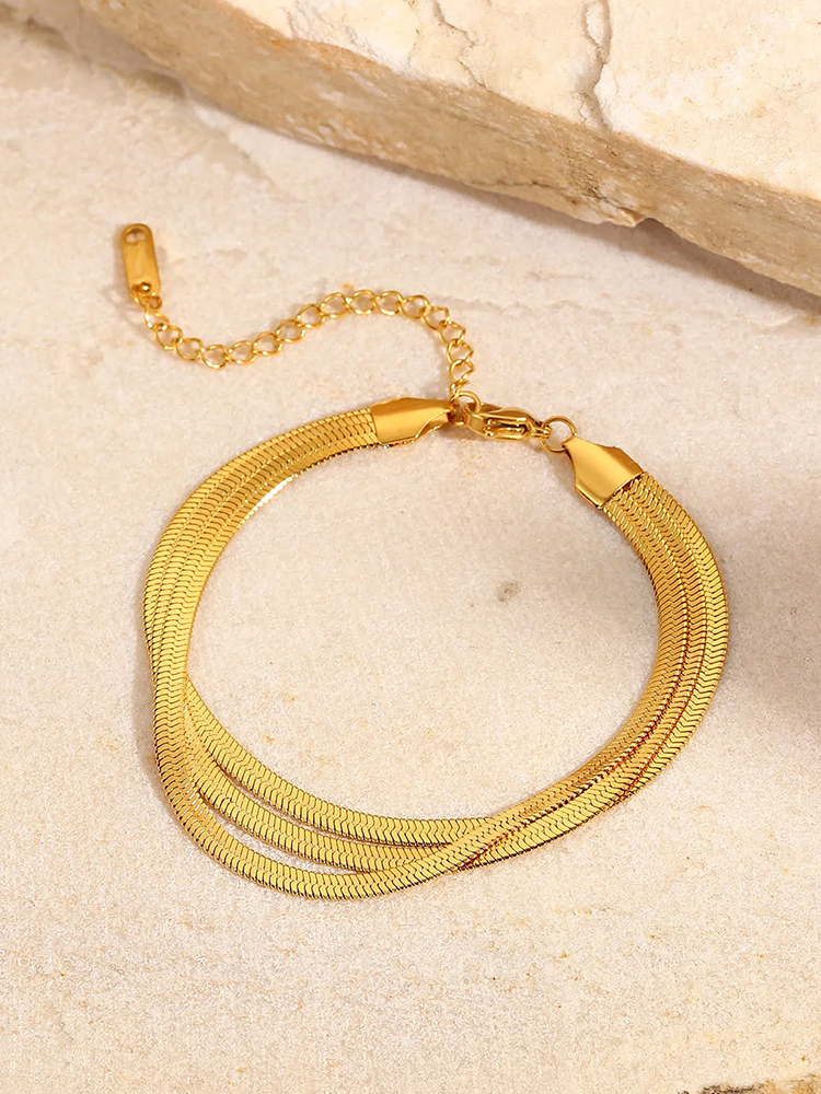 Three Double Snake Chain