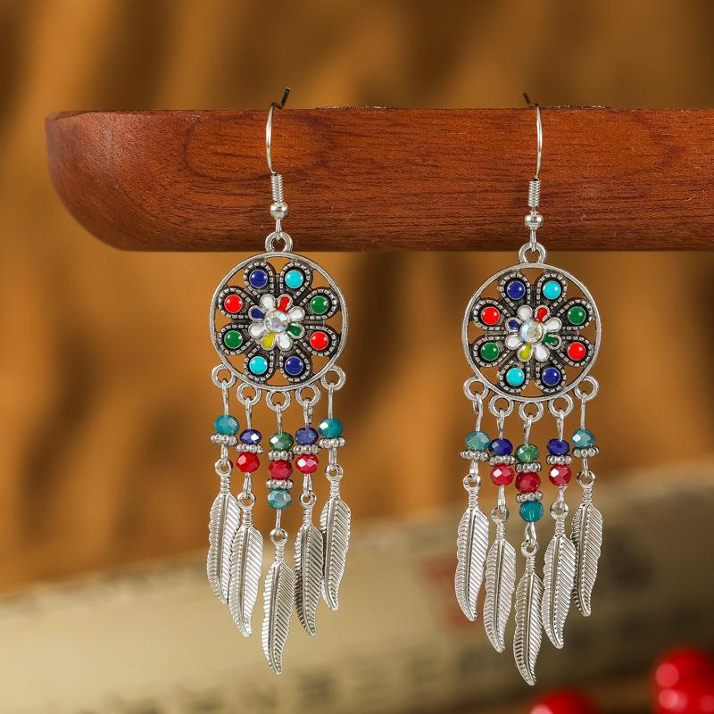 Vintage Colour hanging earrings