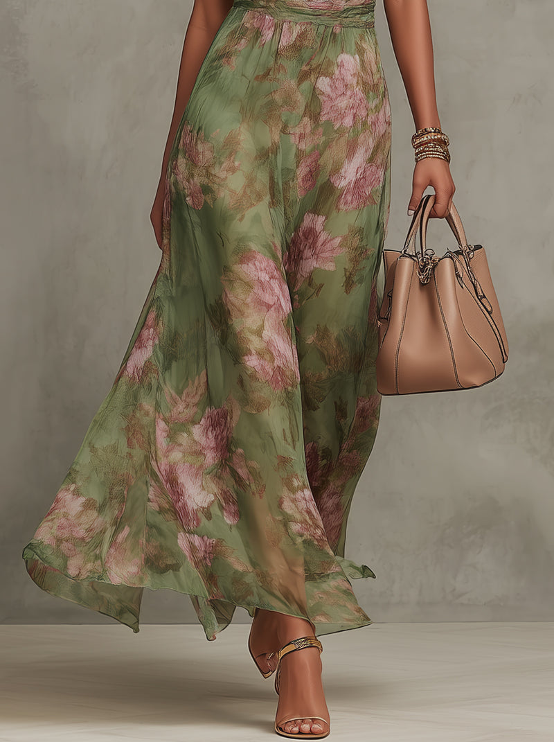 Serena | Long Chiffon Dress