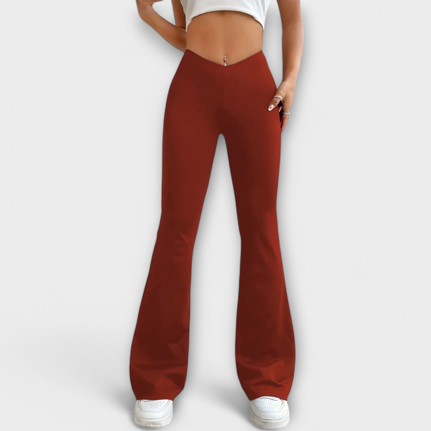 Serena - Loose Pants with Flared Legs