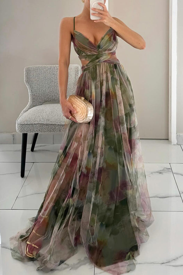 Sanne™ – Romantic flowing evening dress