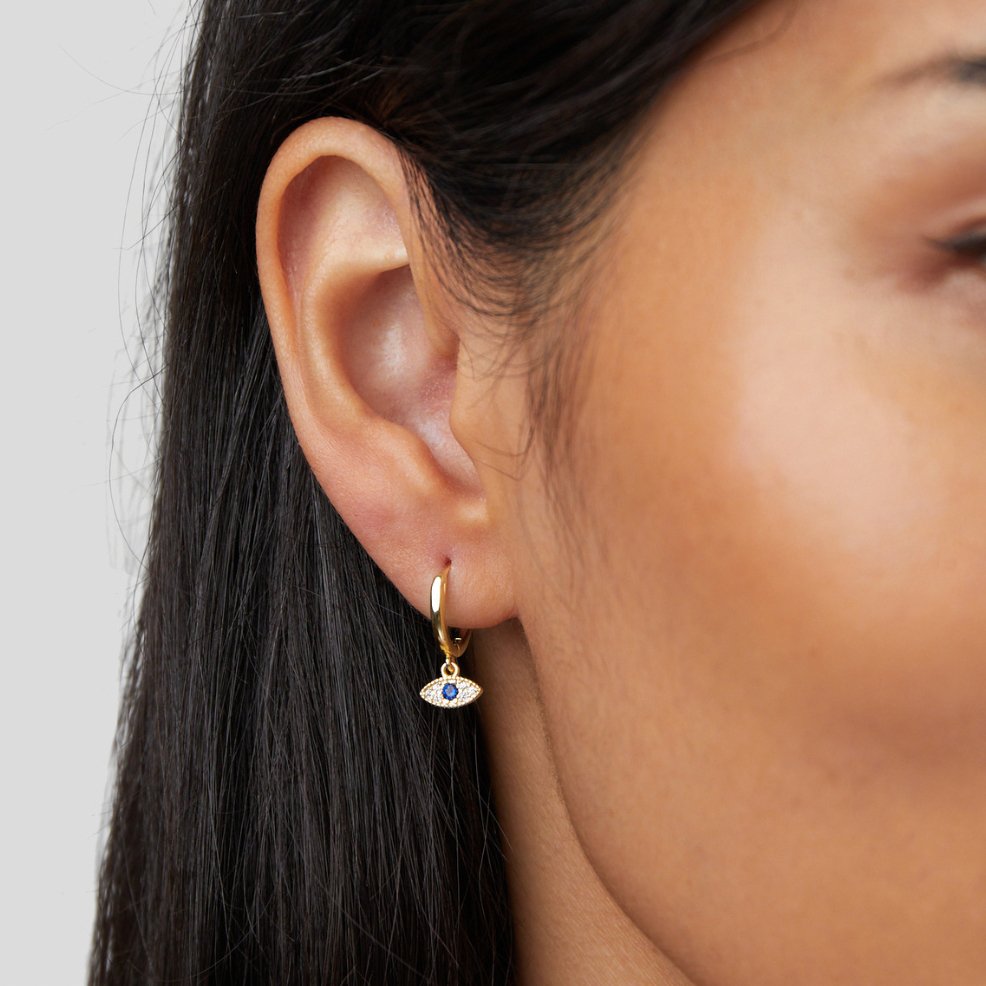 Eye luck earrings